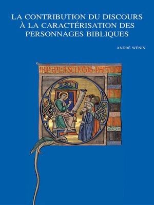 cover image of La contribution du discours a la caracterisation des personnages bibliques